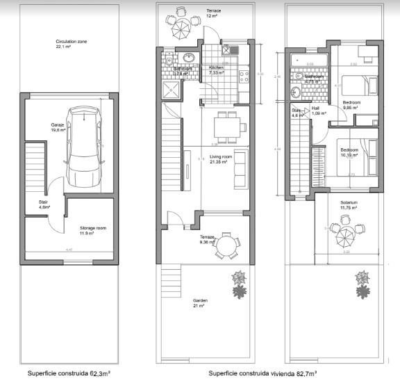 New Build - Rijtjeshuis - Mutxamel