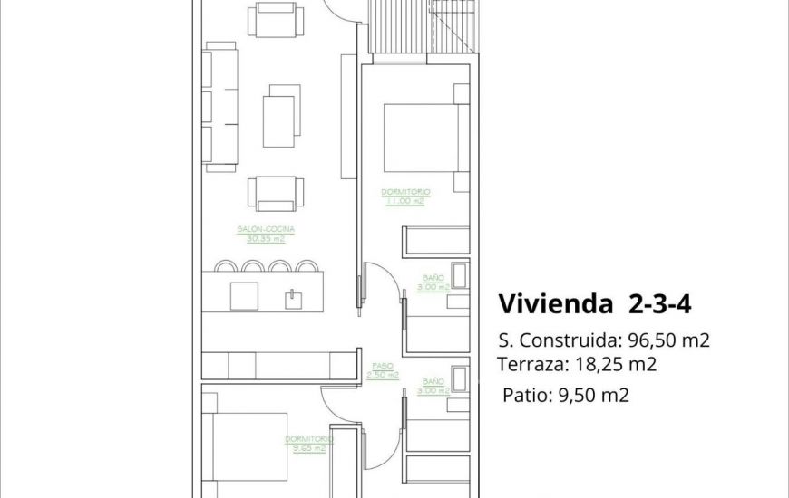 New Build - Bungalow - San Pedro del Pinatar