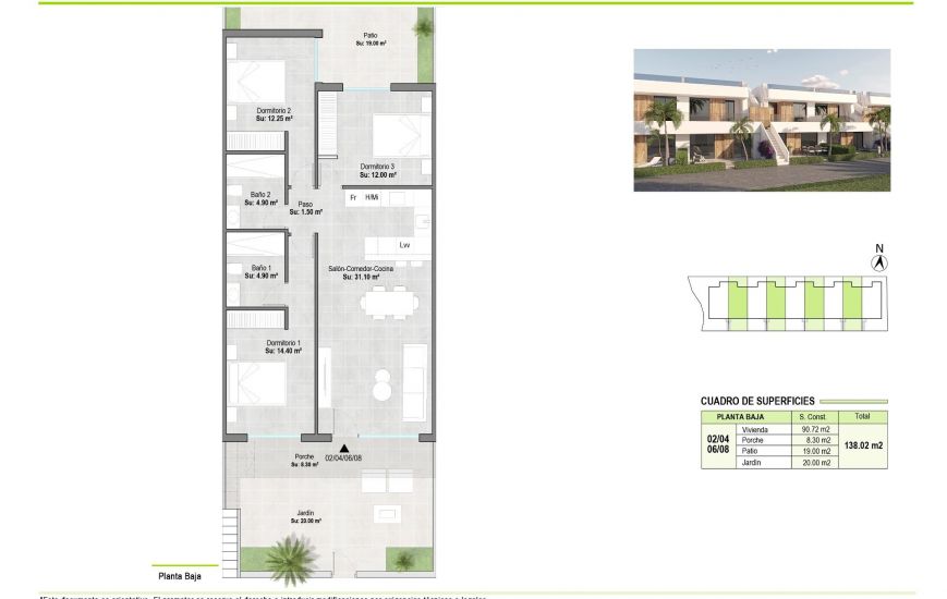 Nueva construcción  - Bungalow - Alhama de Murcia