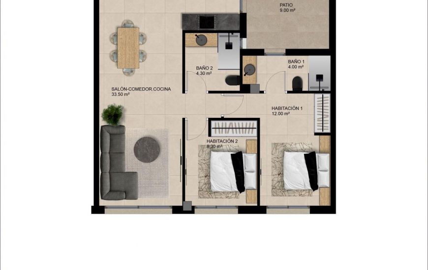 Nueva construcción  - Apartamentos - Catral
