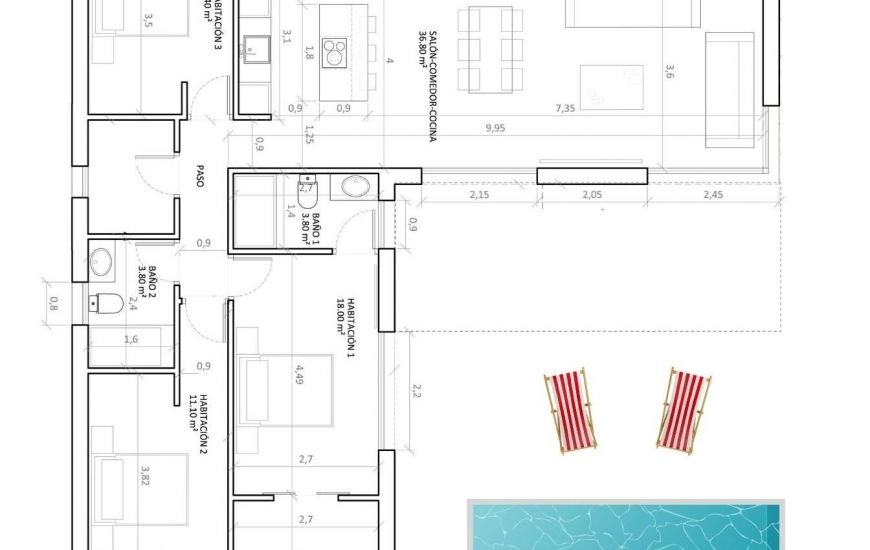 New Build - Villa - Hondón de las Nieves