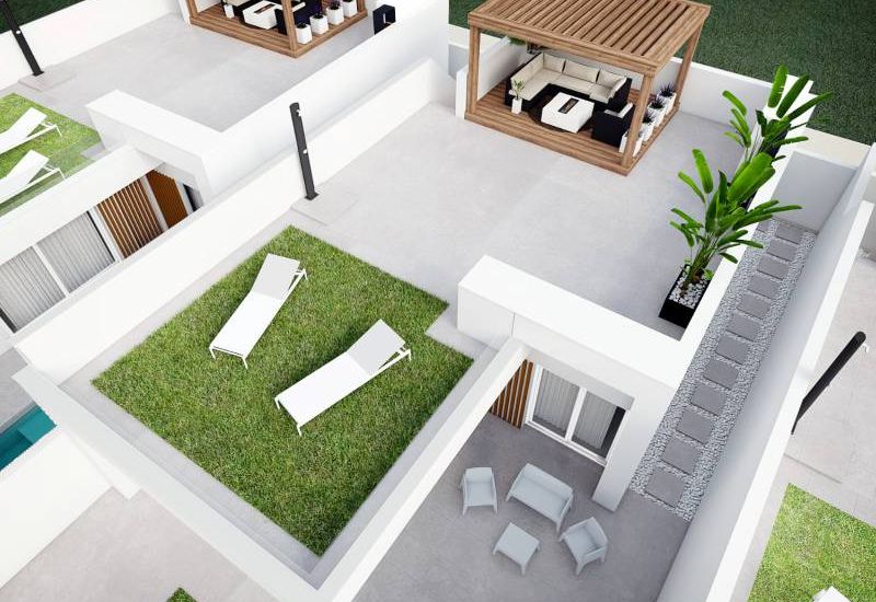New Build - Half Vrijstaand Huis - Santiago de la Ribera - 