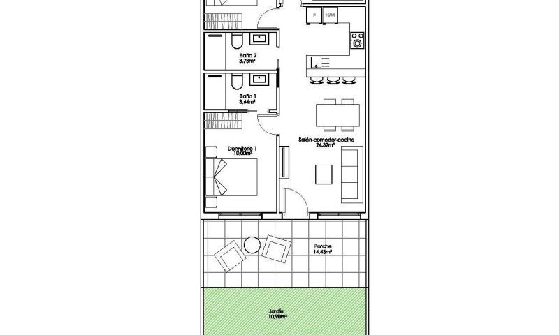 Sale - Bungalow - Pilar de la Horadada