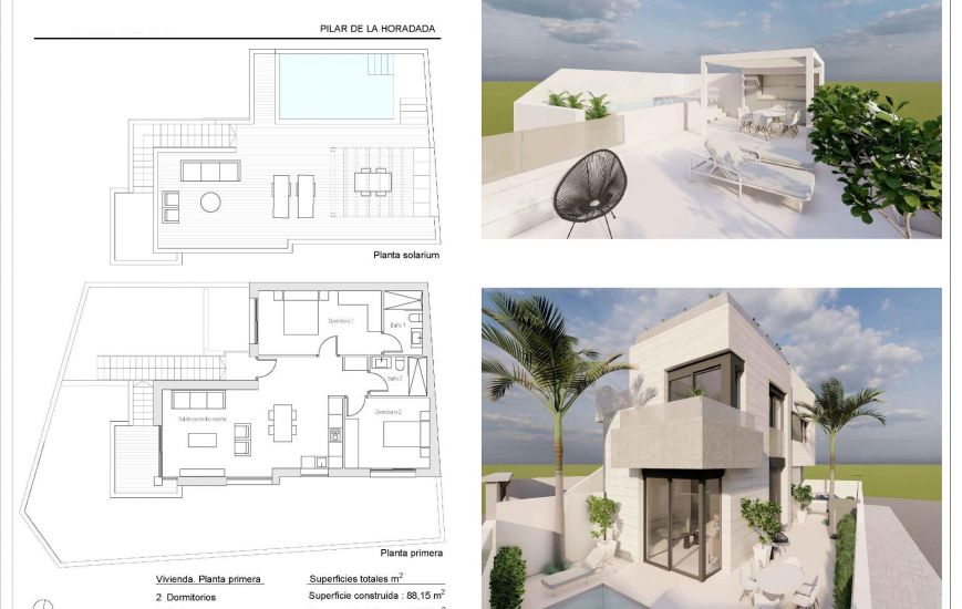 New Build - Bungalow - Pilar de la Horadada