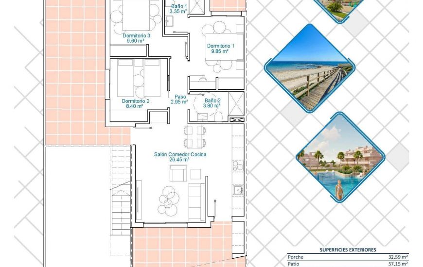 Nueva construcción  - Bungalow - Pilar de la Horadada