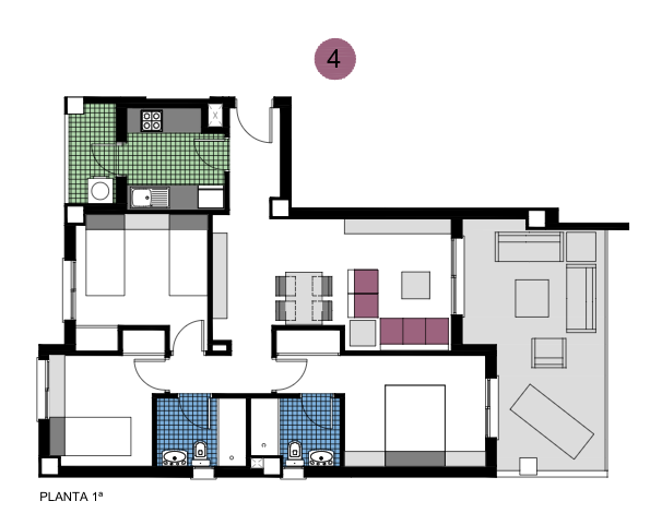New Build - Apartments - Mil Palmerales - Mil Palmeras