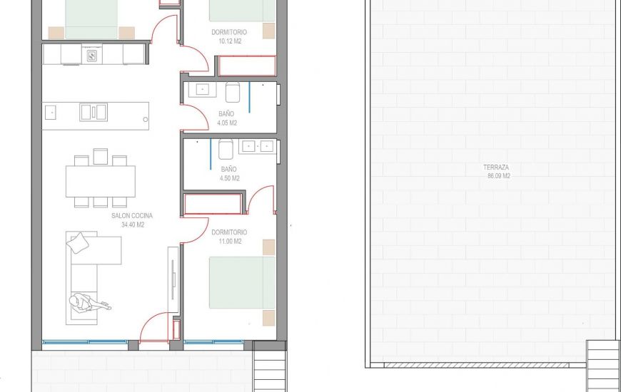 Nueva construcción  - Bungalow - Pilar de la Horadada